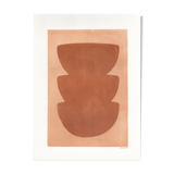 Peinture sur papier 30x40cm illustration datée et signée sans cadre M196
