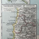 Carte ancienne Amérique du Sud 67x54cm