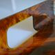 Acrylic plateau with tortoiseshell pattern Jansen Mercier Willy Rizzo