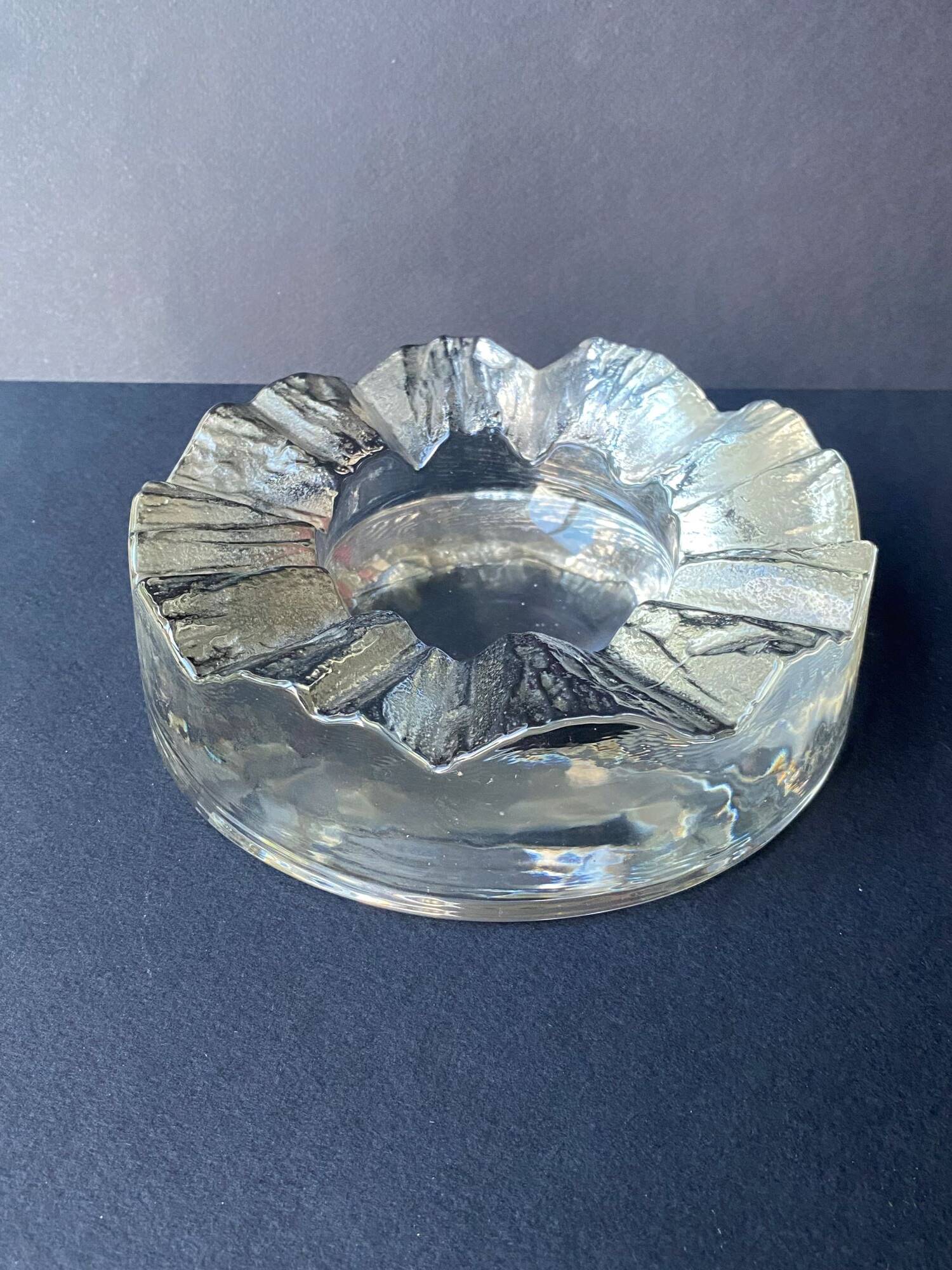 Vintage 1970s Scandinavian bowl ashtray/trinket tray