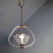 Murano glass pendant by Barovier & Toso, 1940s