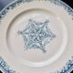 Antique ironstone plate from Creil and Montereau - Guirlande service