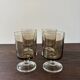 4 verres à pied luminarc vintage modèle Suède