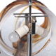 Rare beautiful French table lamp design by Jean-Pierre Alary, France.
