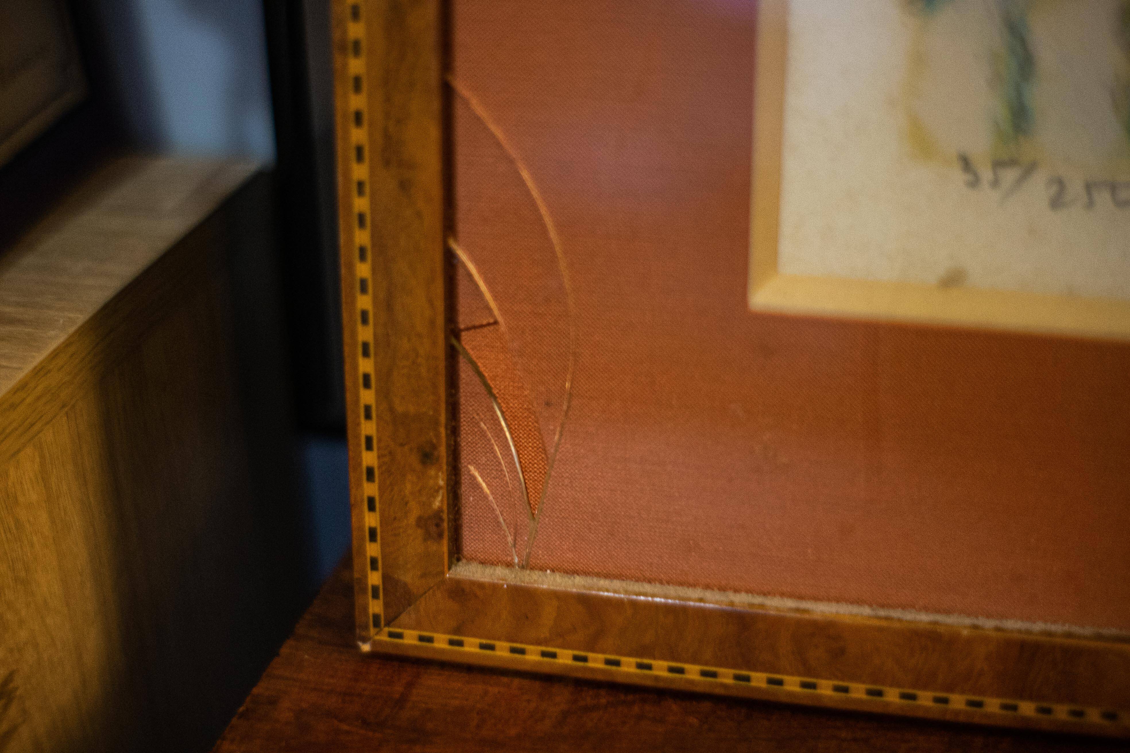 superb lithograph by Roger Muhl Landscape II signed and framed