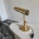 Vintage gold Art Deco banker lamp
