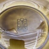 Set of 6 gien artichoke barbotine plates