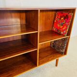 Vintage Danish mid-century retro rosewood bookcase 1960s