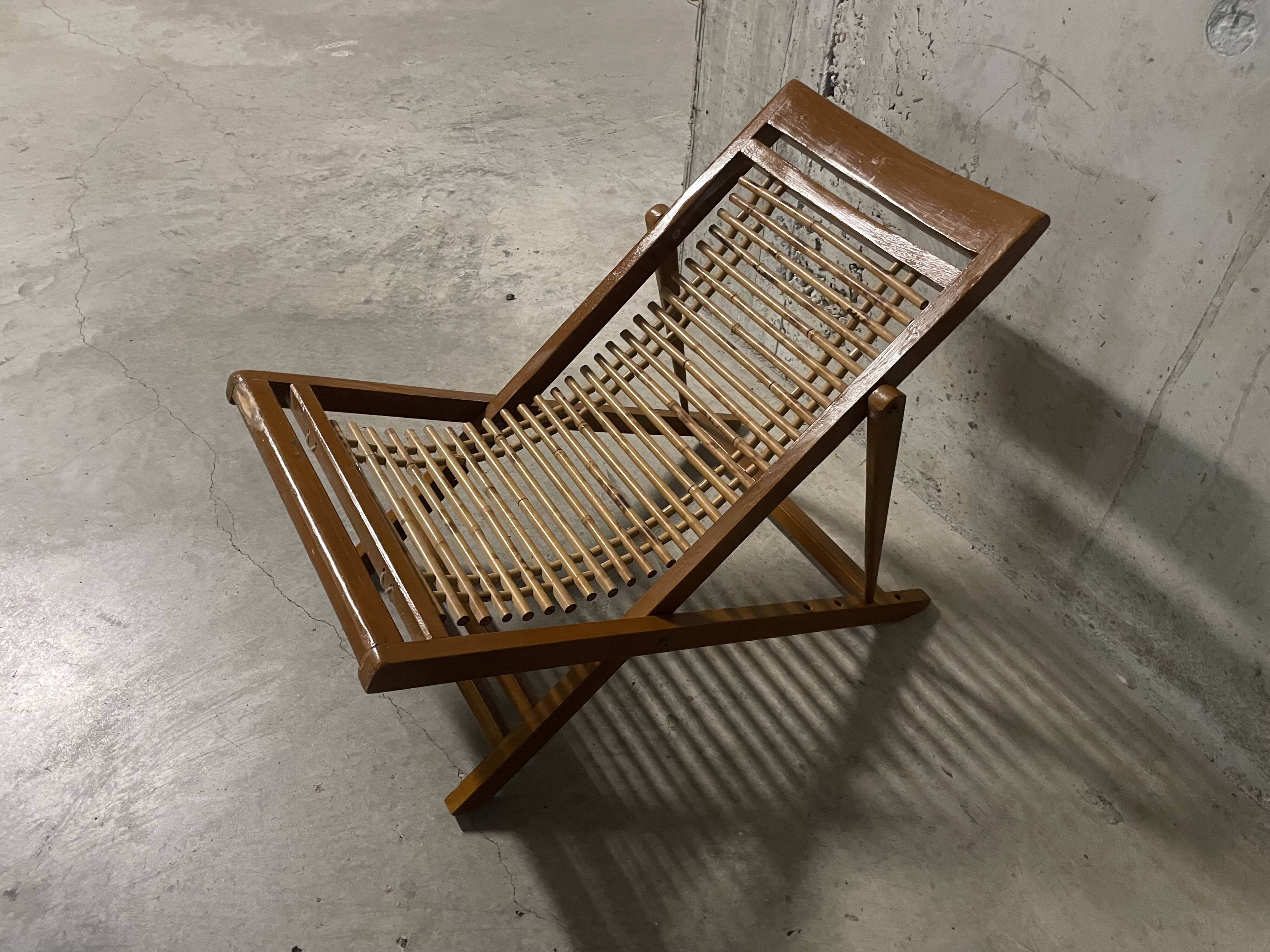 Chaise longue enfant années 50