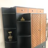 Storage unit, Art Deco buffet in carved wood