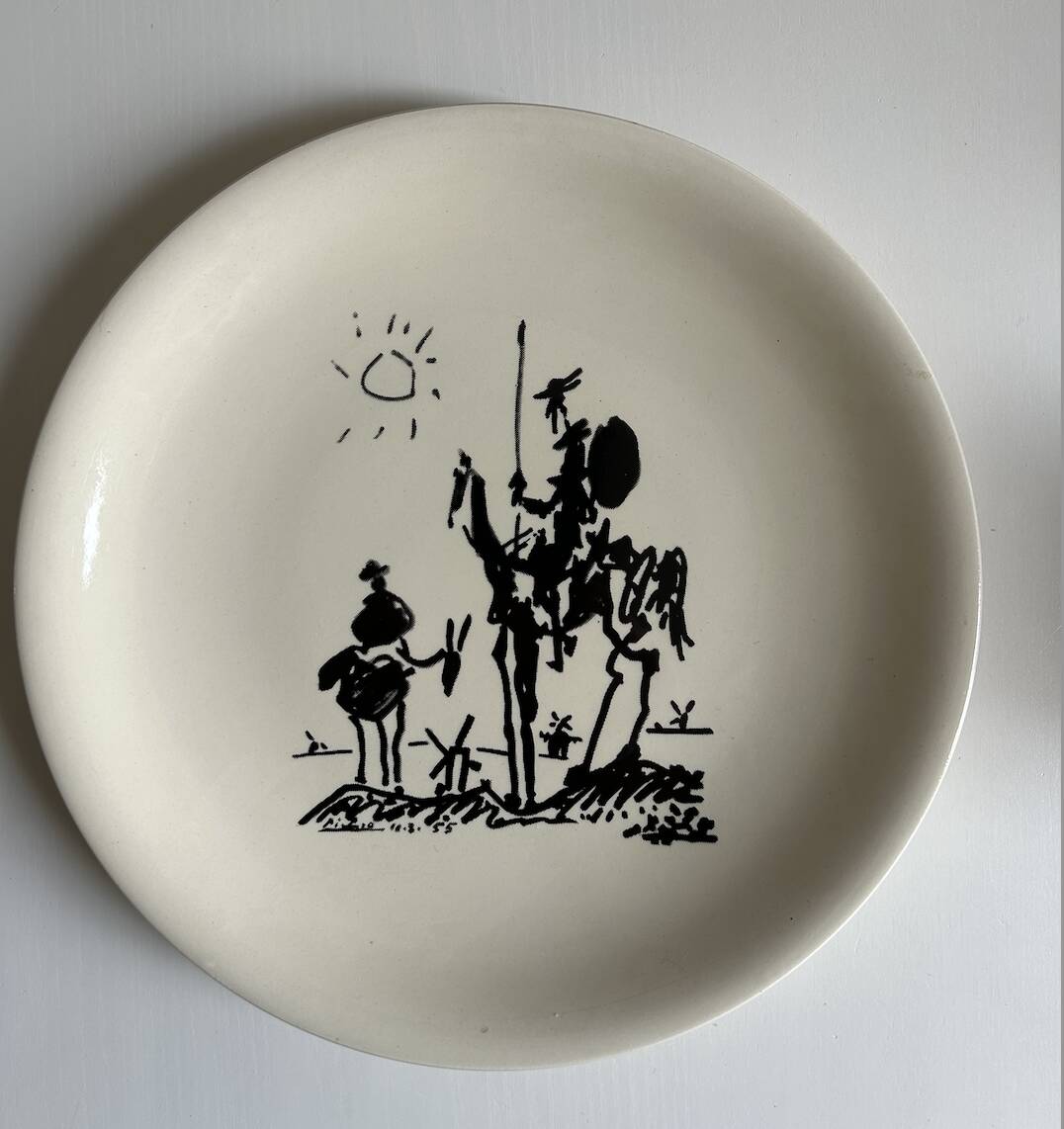 Decorative plate Picasso Salins