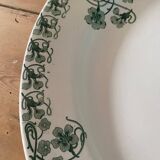 Round dish bfk boch brothers keramis nasturtium model, large model
