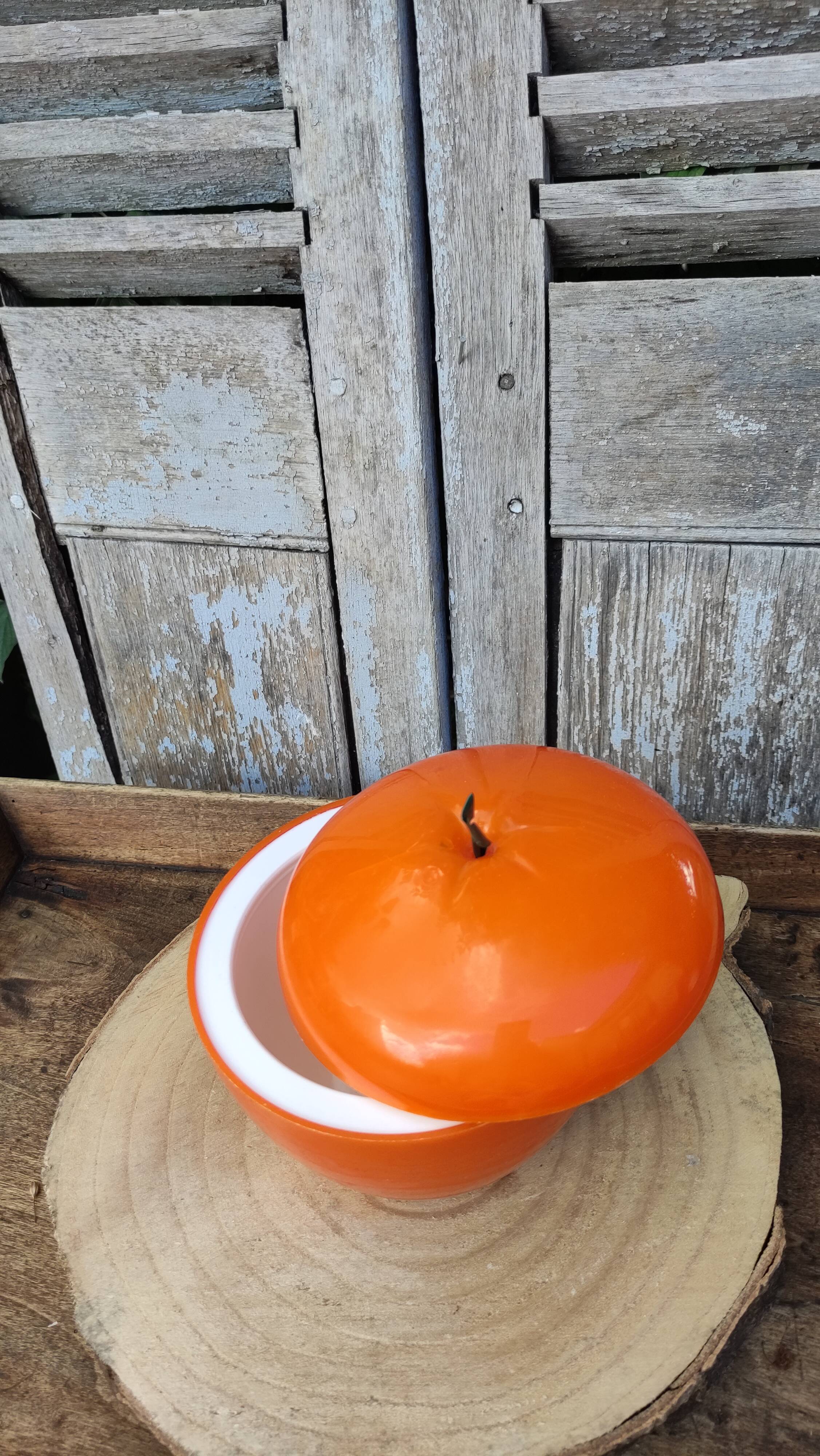 Ice bucket or vintage apple ice cubes 70s