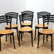 Suite de 6 chaises design de collectivité