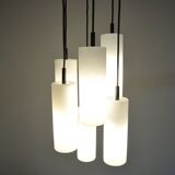 Cascade Ceiling Lamp with 6 Glass Tubes by Staff Leuchten, 1970s