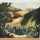 Painting signed Quéreux? landscape , Oil on canvas