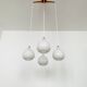 Opaline Cascading Lamp by Uno and Östen Kristiansson for Luxus