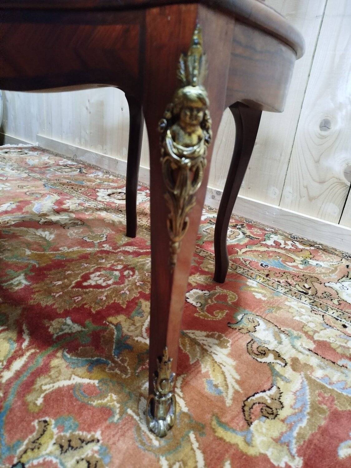 Louis XV style caned office chair - Transition