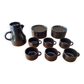 Vintage 1970s breakfast service