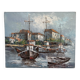 Beautiful oil painting on canvas Marine Signed Bonnett