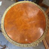 Bronze pedestal table