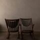 Ensemble de 2 chaises berçantes en teck danois modèle 182 Frank Reenskaug années 1950.