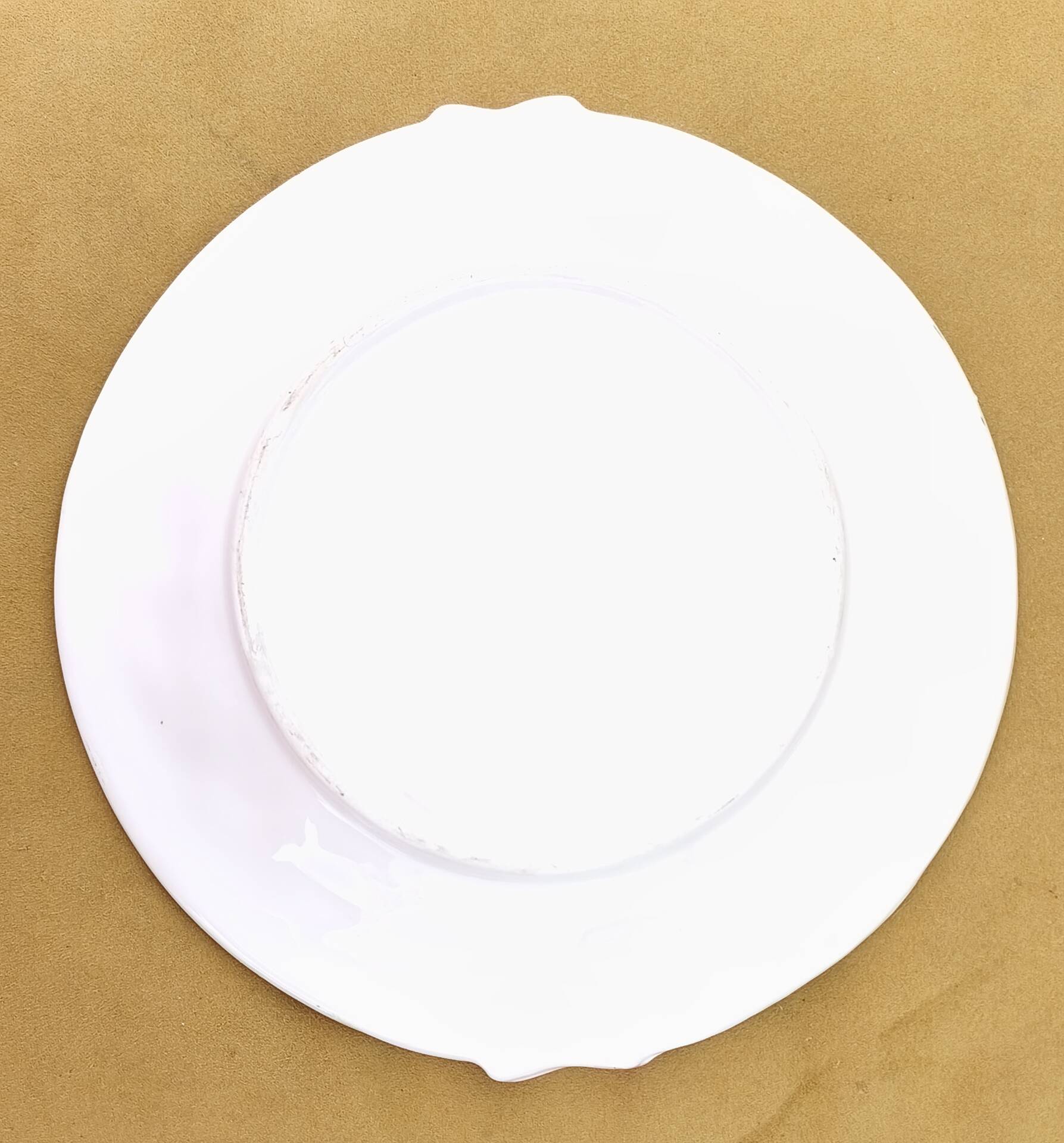 Assiette barbotine Francisco Guarino