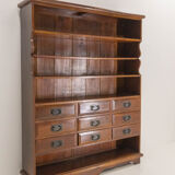 Shelf, exotic drawer library