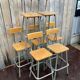 High industrial stools (60cm) – ideal for your project – green frame