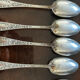 10 silver coffee or tea spoons - around 1900 - 17 g/spoon