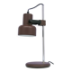 lampe de table vintage en métal marron réglable