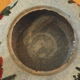 Glazed and gilded ceramic candy by Zulimo Aretini Novara italia 1950