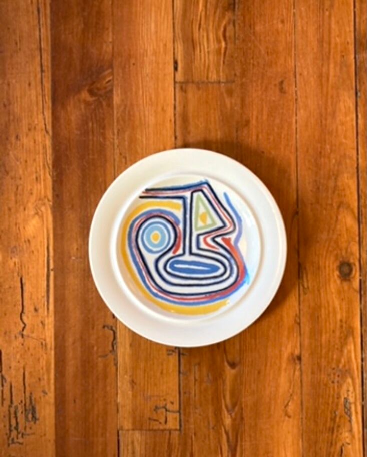 A plate designed by Xesús Vazquez