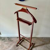 Reguitti valet on casters in dark wood