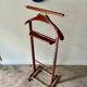 Reguitti valet on casters in dark wood