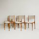 6 Chaises 693  - Carlo de Carli - Cassina