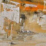Abstract painting table