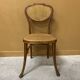 5 vintage J&J Kohn wooden and cane chairs