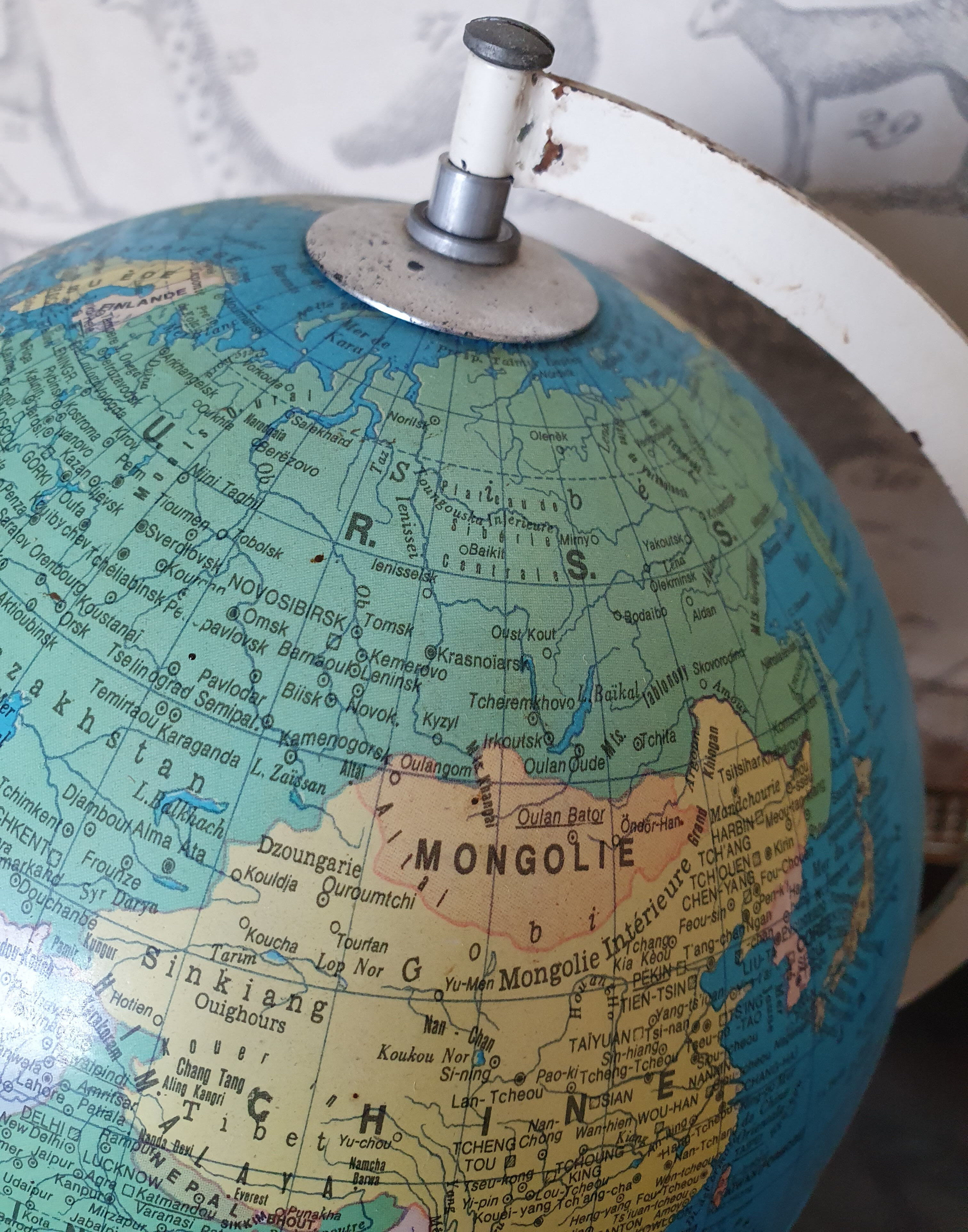 Vintage globe
