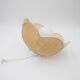 Vintage wicker flower pendant lamp