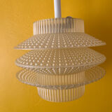 Vintage plastic lamp, space age, op art, 1960s / 1970s