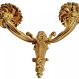 2 anciennes appliques bronze style Louis XVI