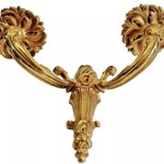 2 anciennes appliques bronze style Louis XVI