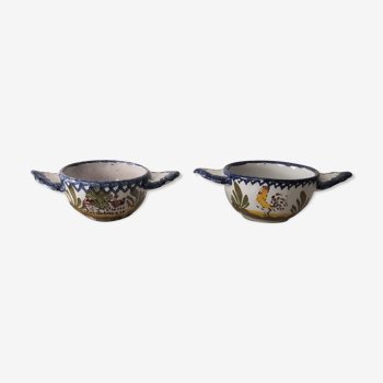 Set of 2 mini ear bowls