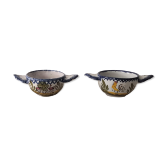Set of 2 mini ear bowls