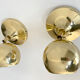 Pair Vintage Spot Wall Lamp, 60s. Brass Globe