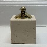 Travertine table lighter