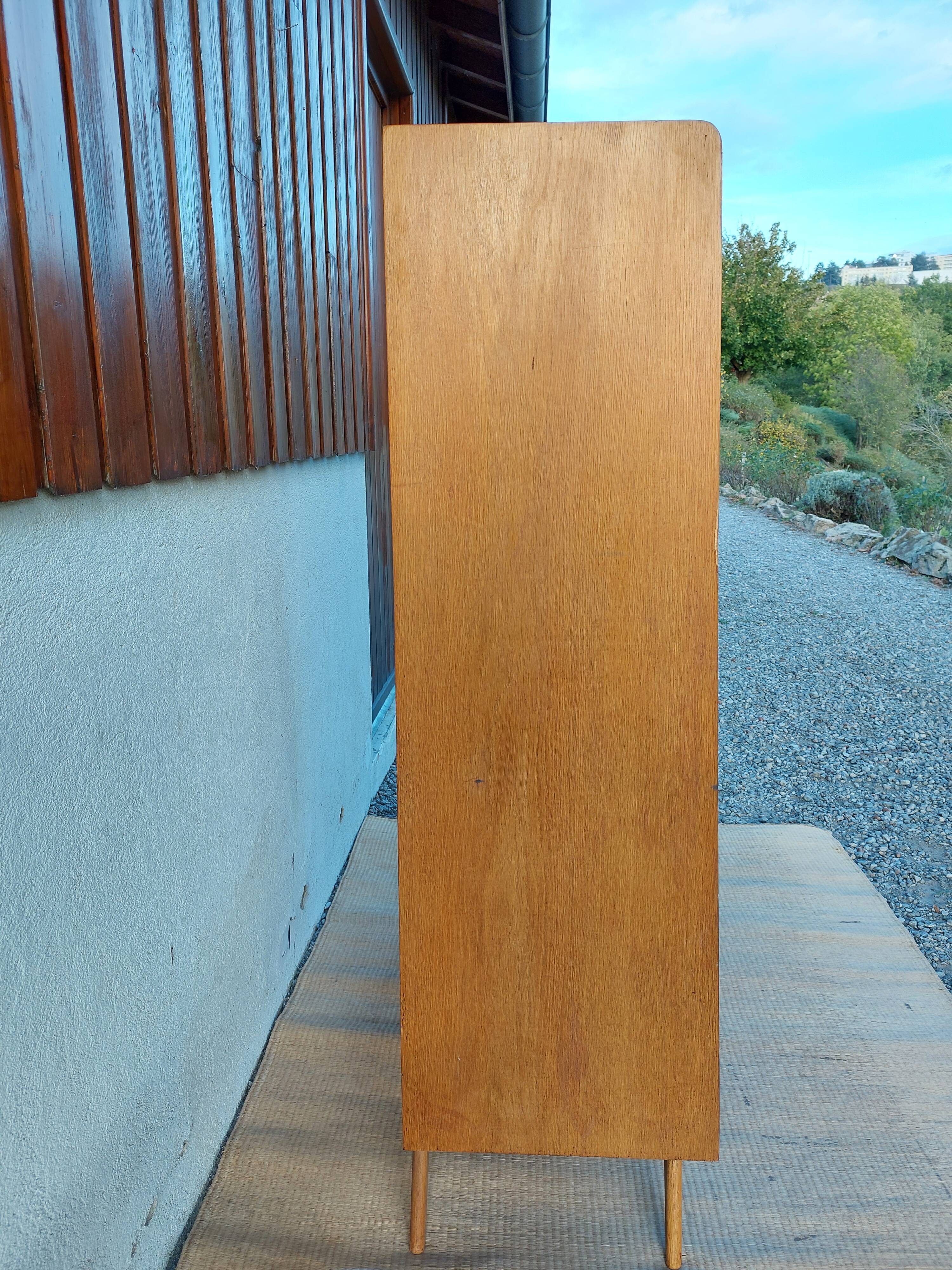 Secretary, drawers with wicker