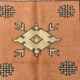 Salmon & Cream Square Persian Rug, 194x212Cm