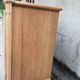 Enfilade 2 portes en chêne blanchi et 1 porte céramique beige